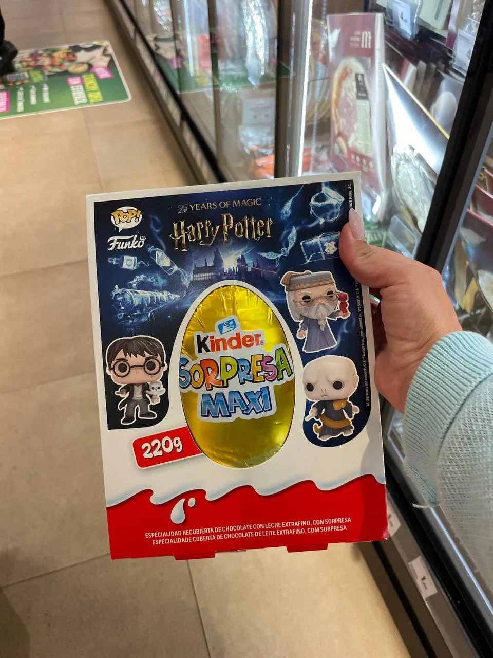 Новогоднее шоколадное яйцо Kinder серия Harry Potter